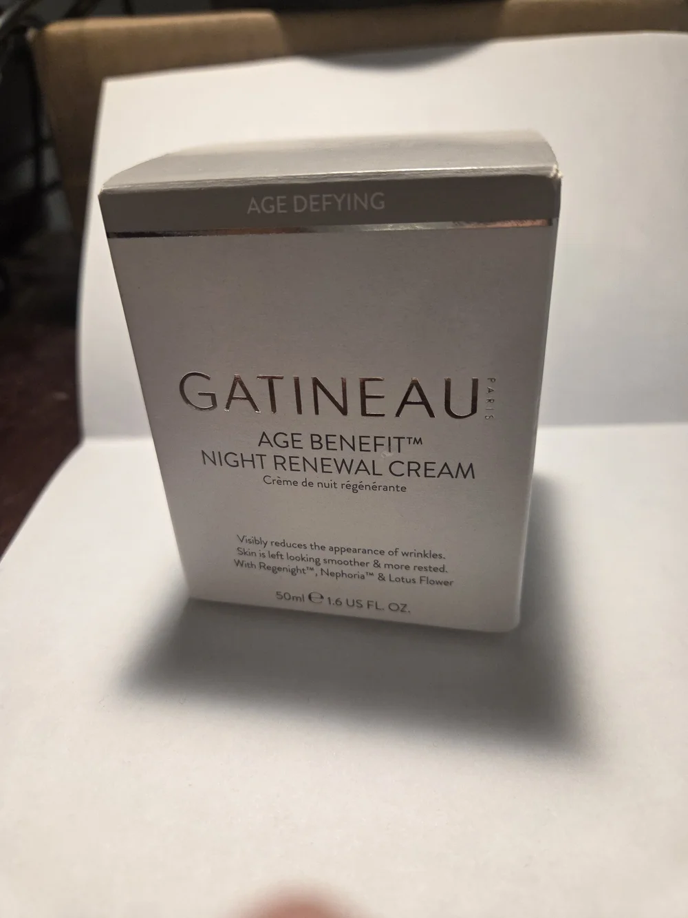 Age Benefit Night Renewal Cream — Charcoal Gray